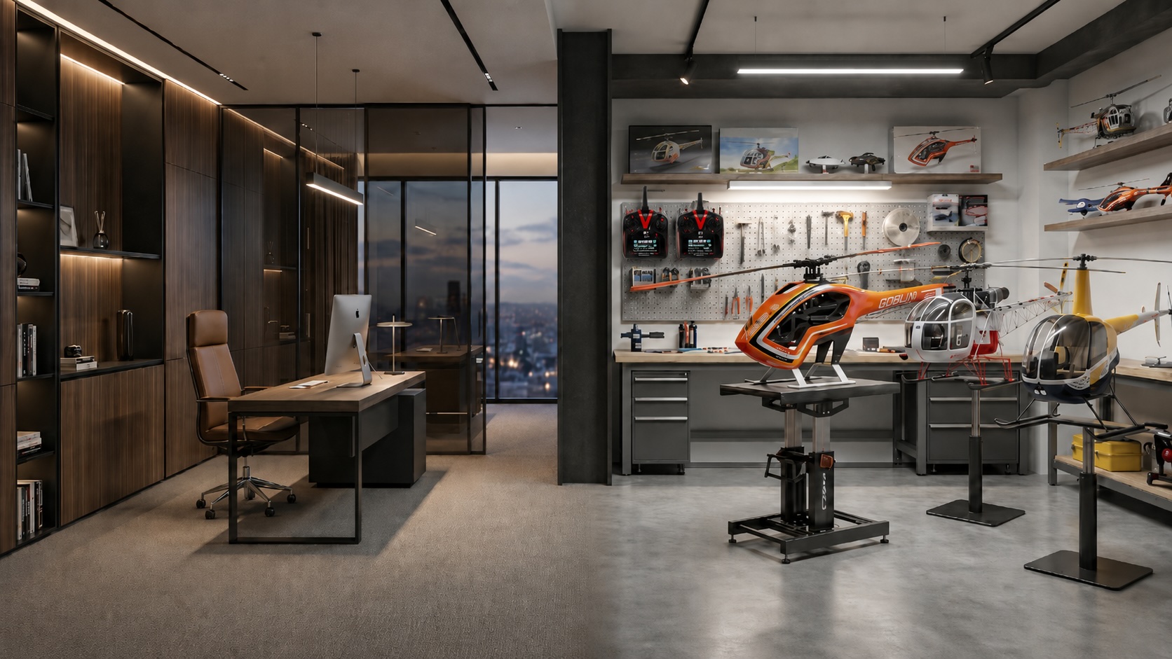 Yoki Consult BV office and RC workshop